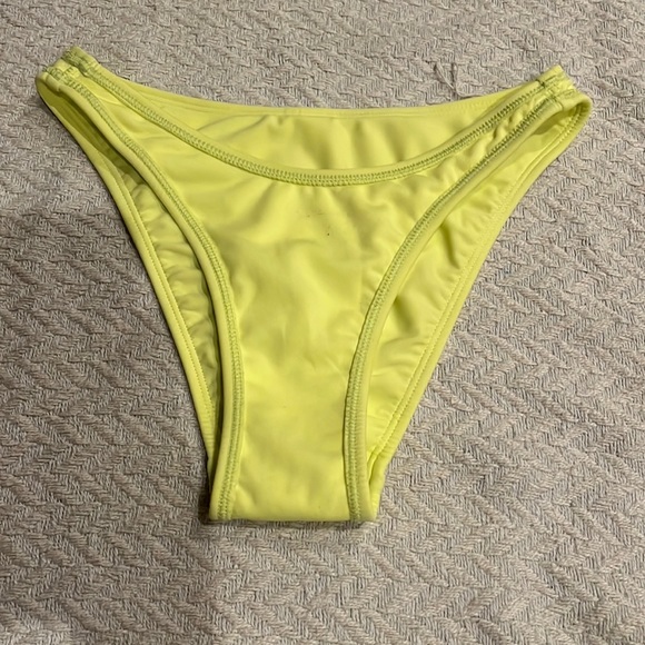 Neon yellow swim suit bottoms size Xxs - Picture 1 of 1